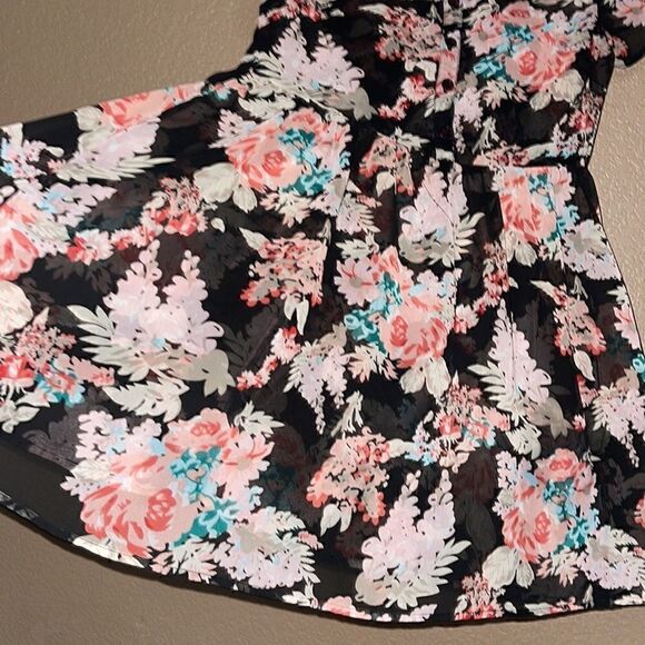 Band of gypsies floral sheer dress no lining size xs - Picture 2 of 5